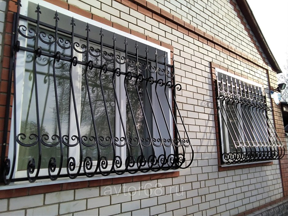 Металлические решетки на окна Дорхан