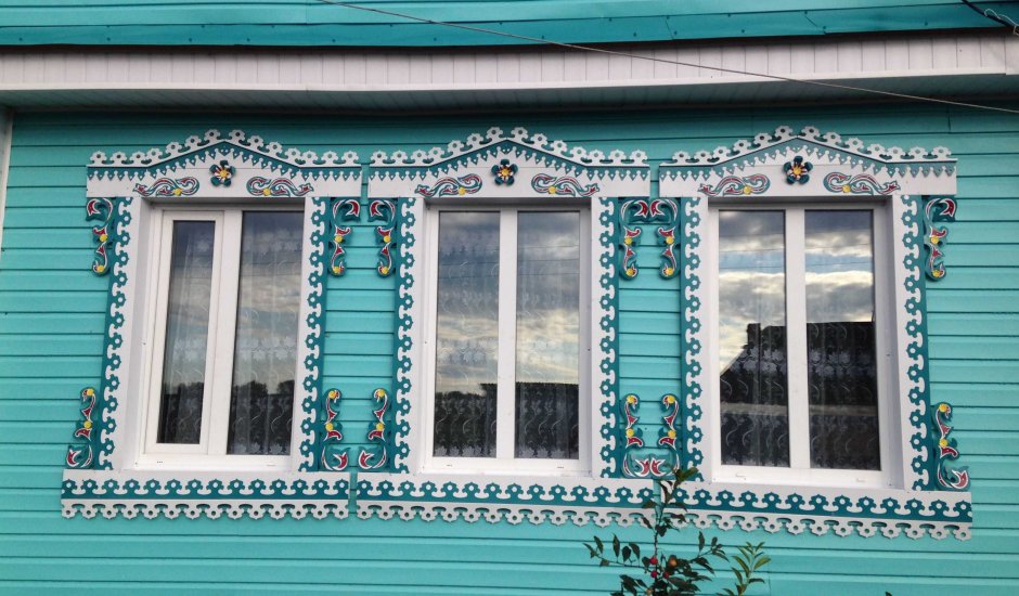 Татарские наличники на окна
