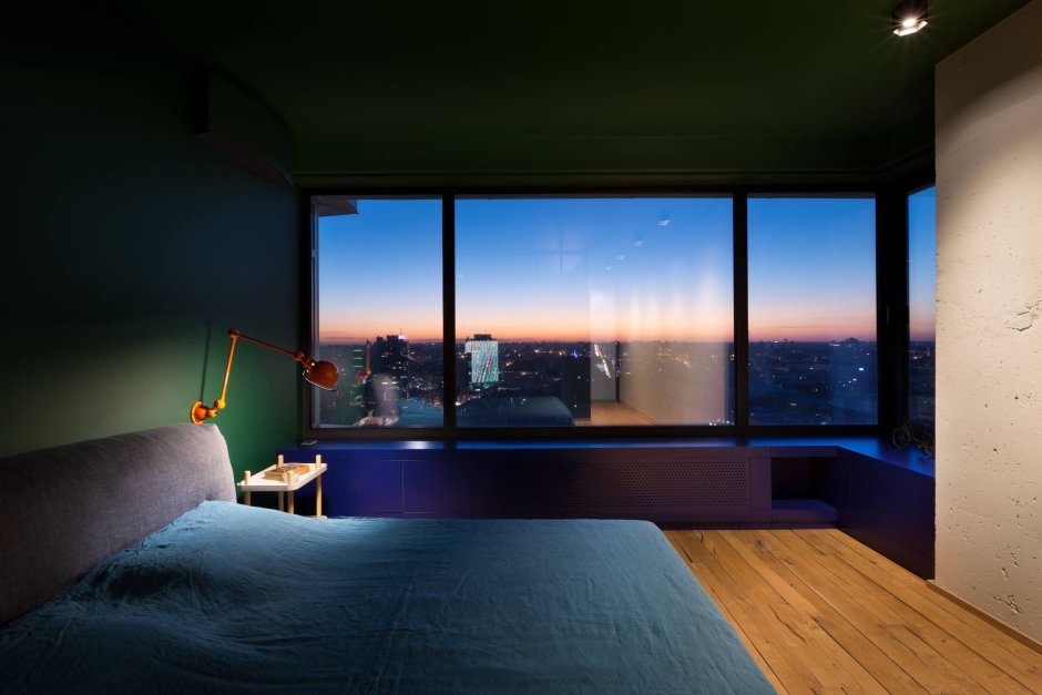 Комната с панорамными окнами