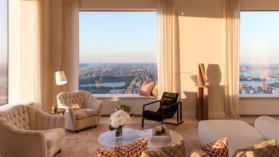432 Park Avenue Нью-Йорк интерьер