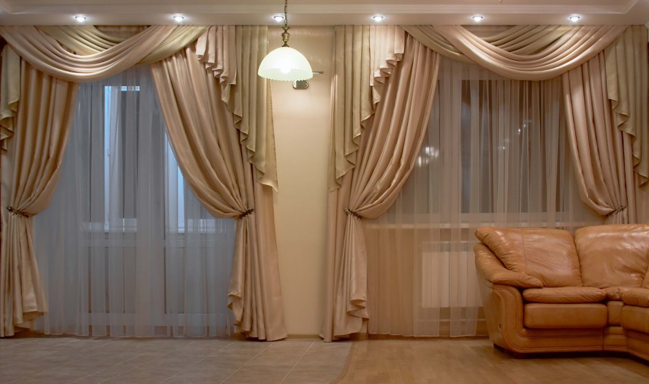 Дизайнерские шторы для гостиной