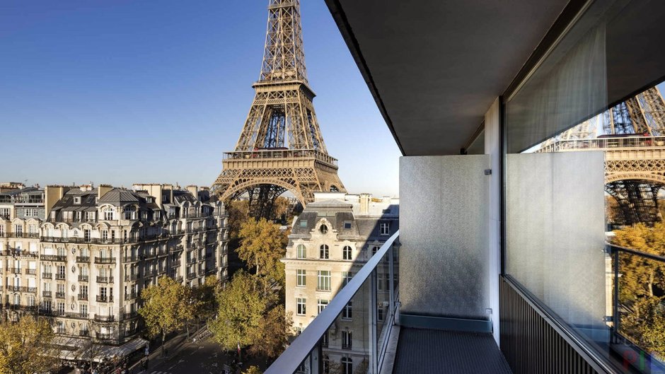 Париж отель с видом на эльфивую башню