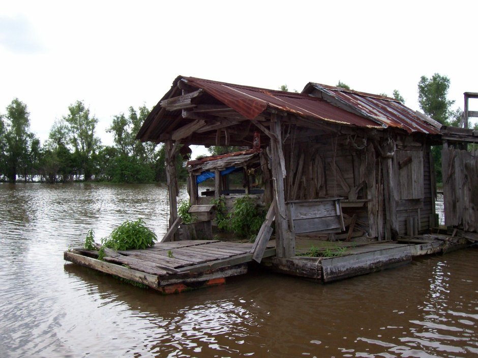 Дом на болоте Луизиана