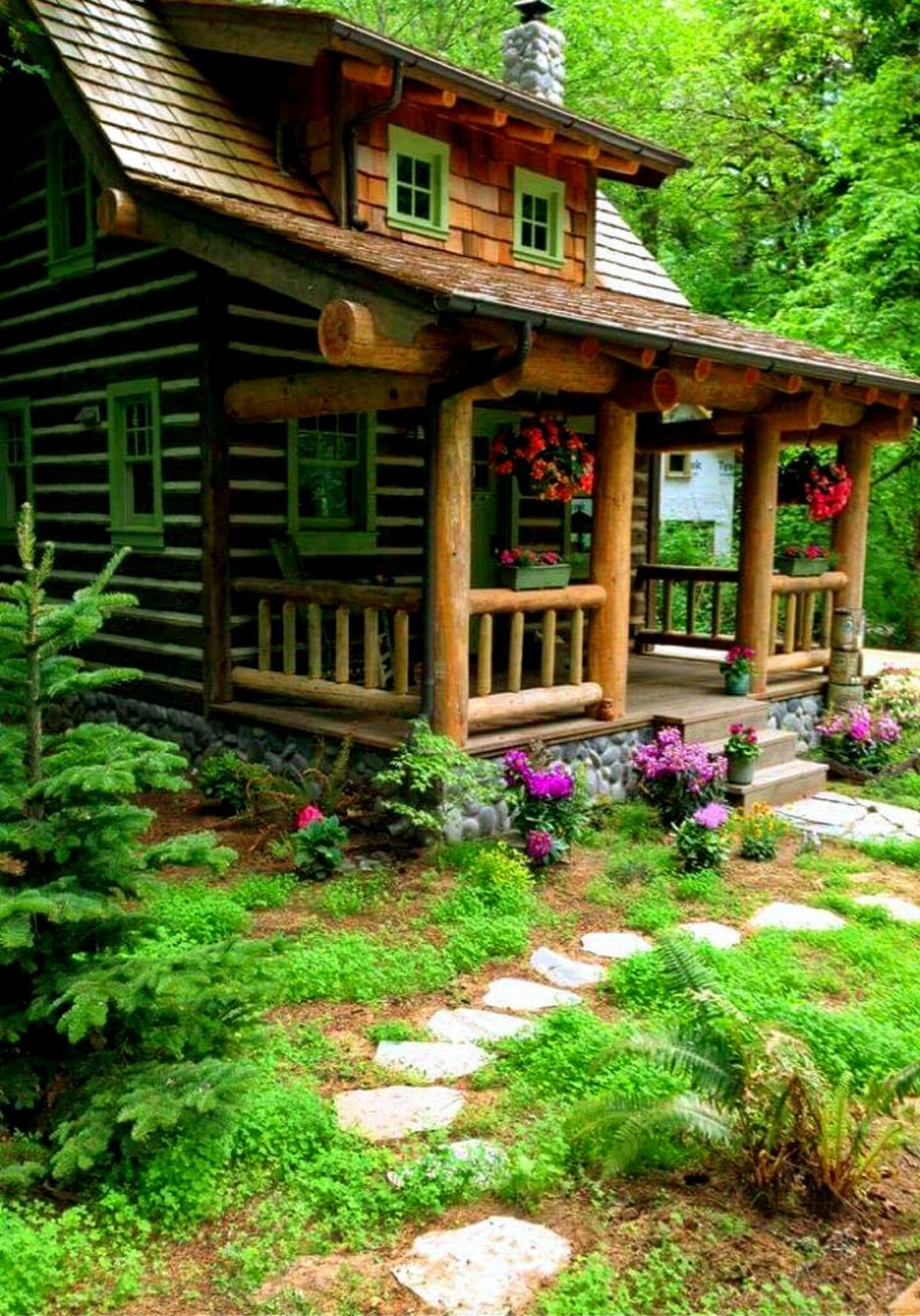 Красивые деревянные домики