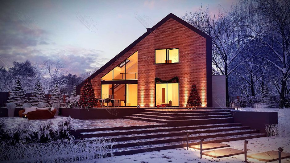 Дом в стиле амбара Barn House