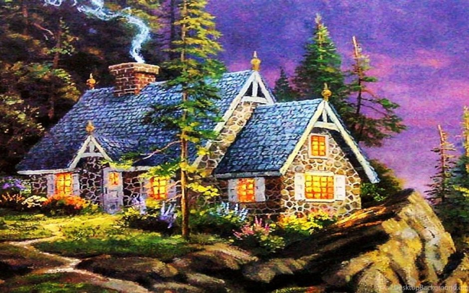 Томас Кинкейд Rosebud Cottage