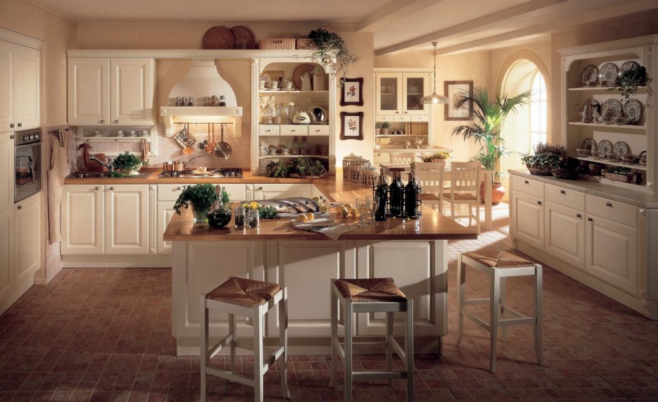 Итальянский стиль в интерьере кухни