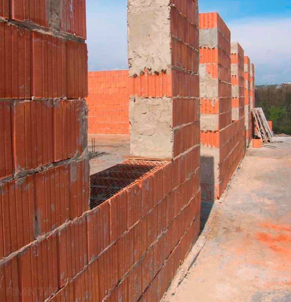 Керамический блок для кладки стен