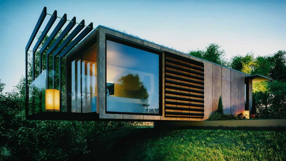 Модульный дом (Modular House) от студии архитектуры Ильи Самсонова