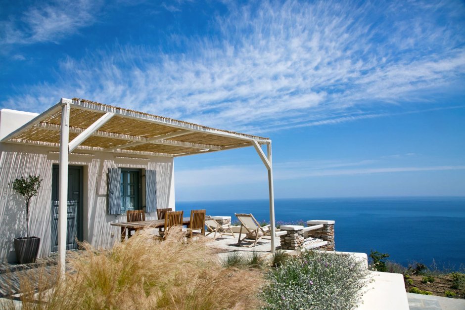 Греческий домик у моря
