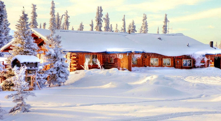 Зима Наантали Финляндия