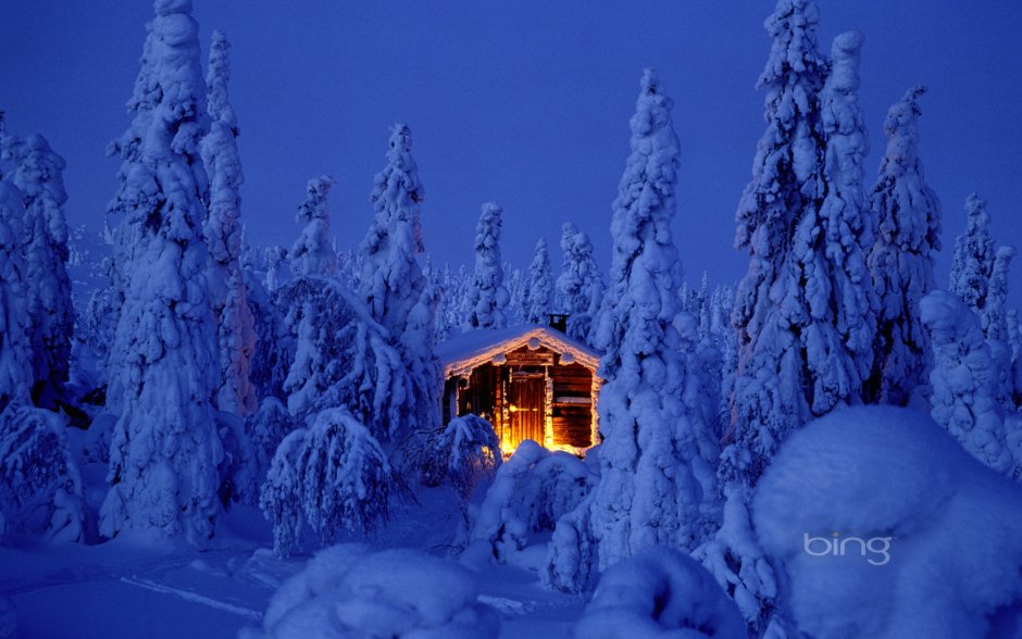 Зимняя сказка. Лапландия, Финляндия