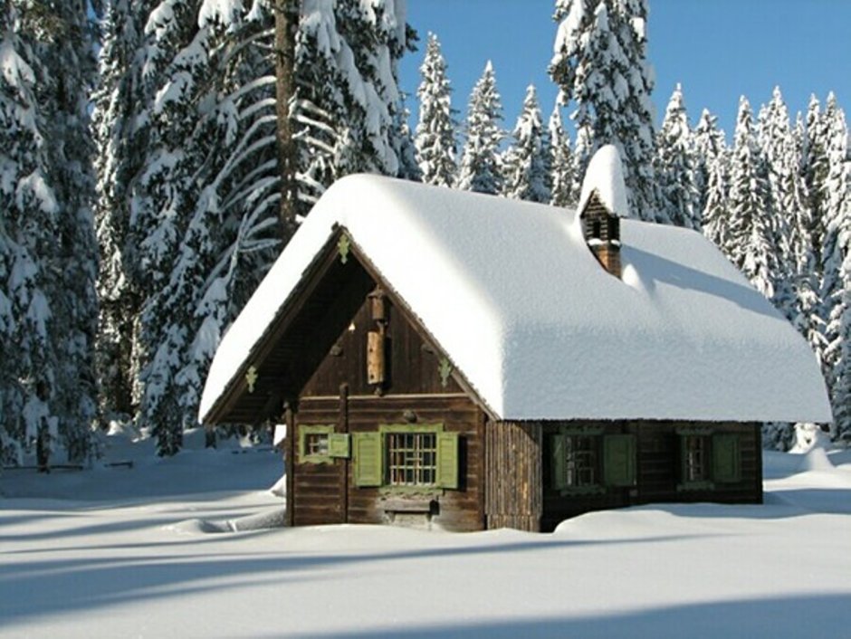 Зимний домик