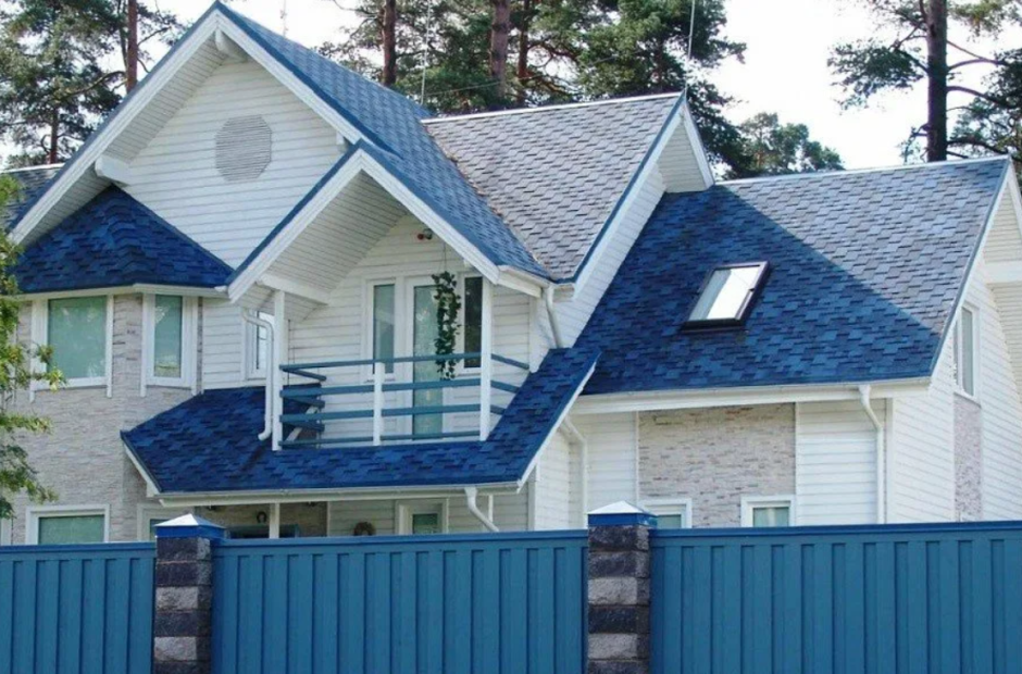 Дом с синей крышей (59 фото)