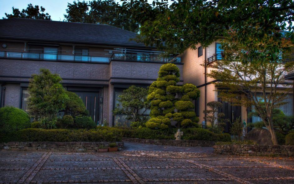 Дом с садом в Токио Япония