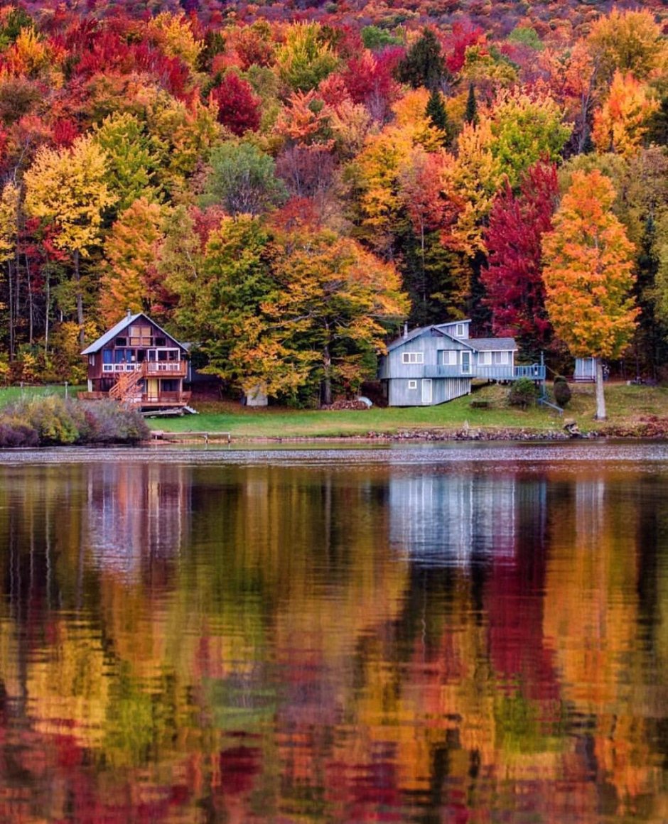 Дом В Осеннем Лесу