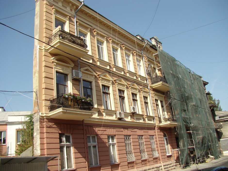 Дом стена в Воронцовском переулке Одесса