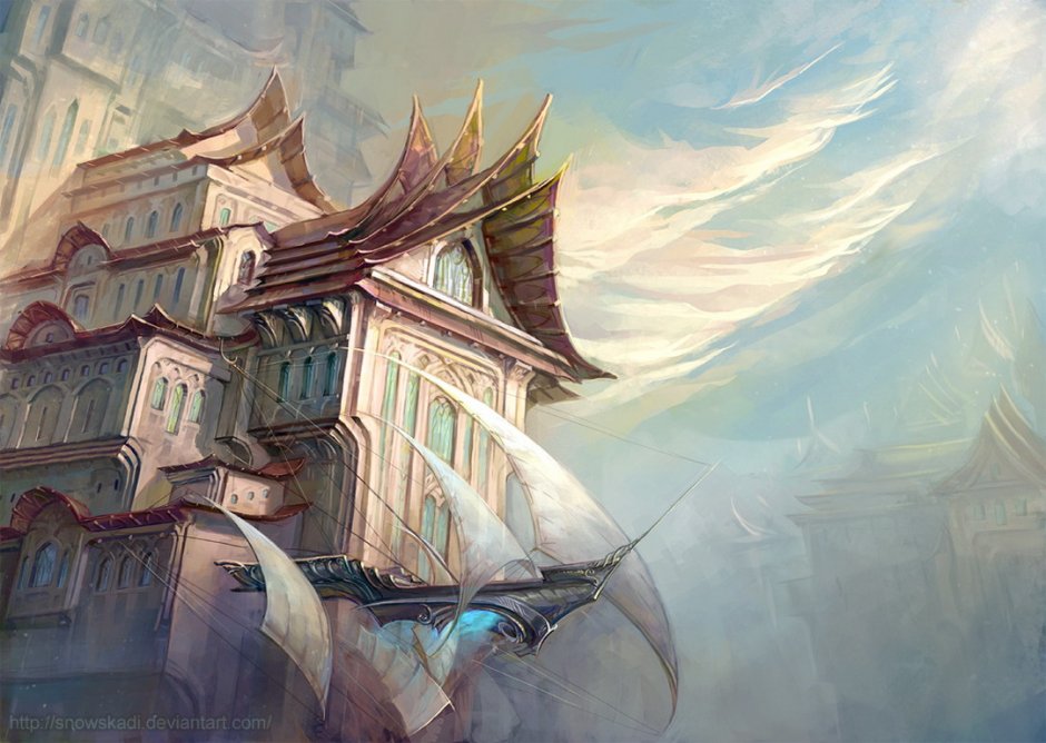 Steampunk Art деревня