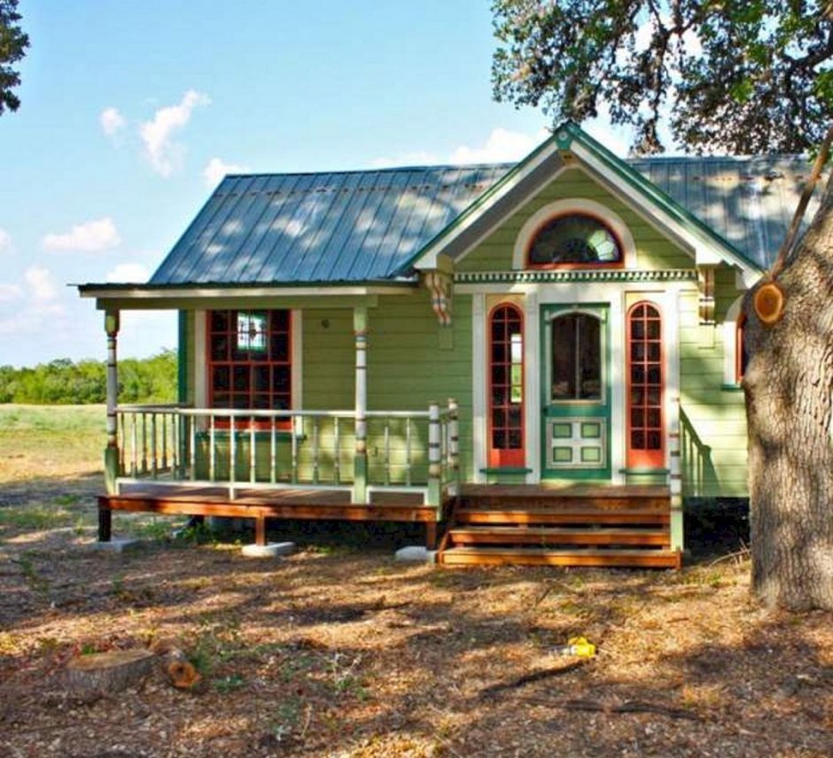 Деревянный дачный домик