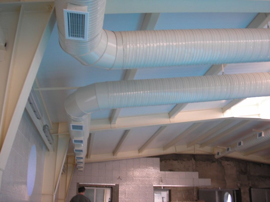 Воздухозаборные трубы систем приточной вентиляции