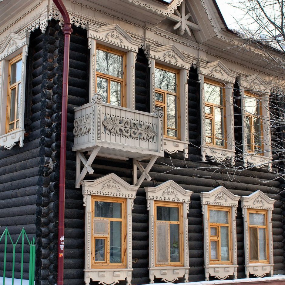 Томск деревянное зодчество русский дом