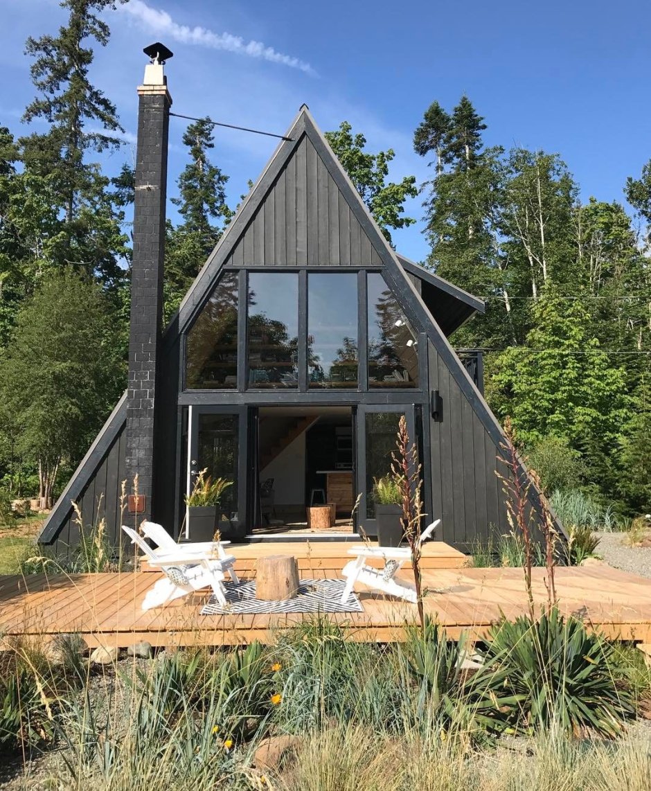 Дом a-frame (дом шалаш)