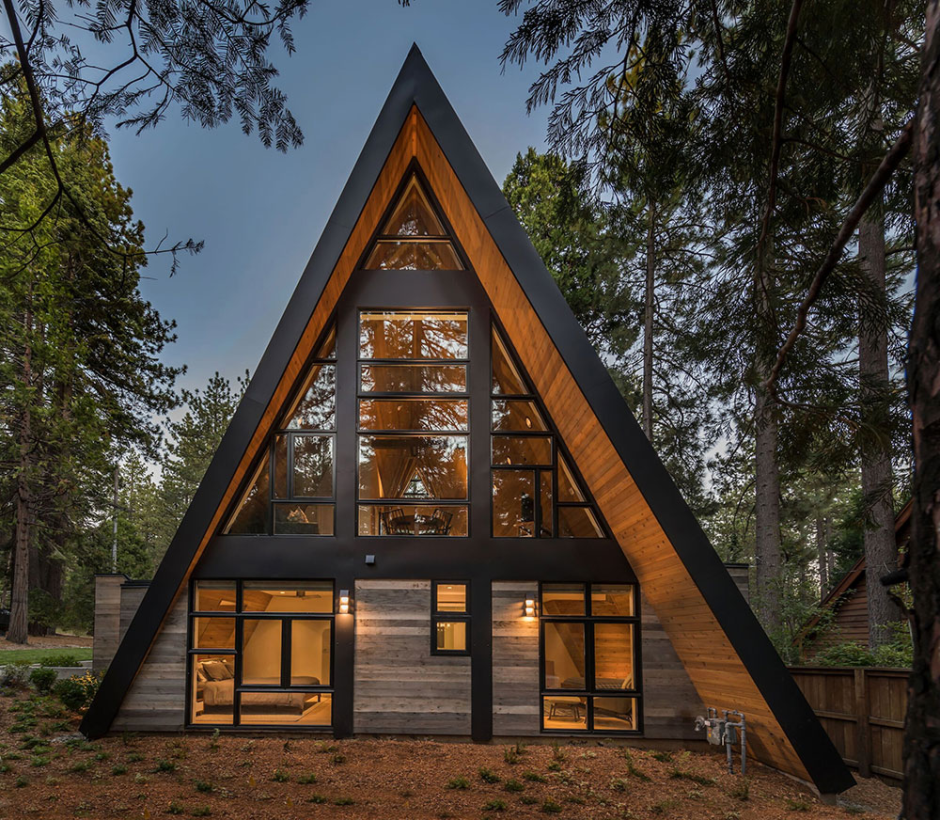 Дом a-frame (дом шалаш)