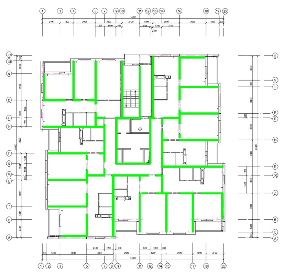 План дома 9 этажей панельный. Типовой проект - 111-90.