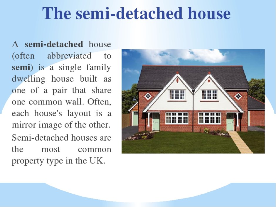 Semi-detached House в Англии