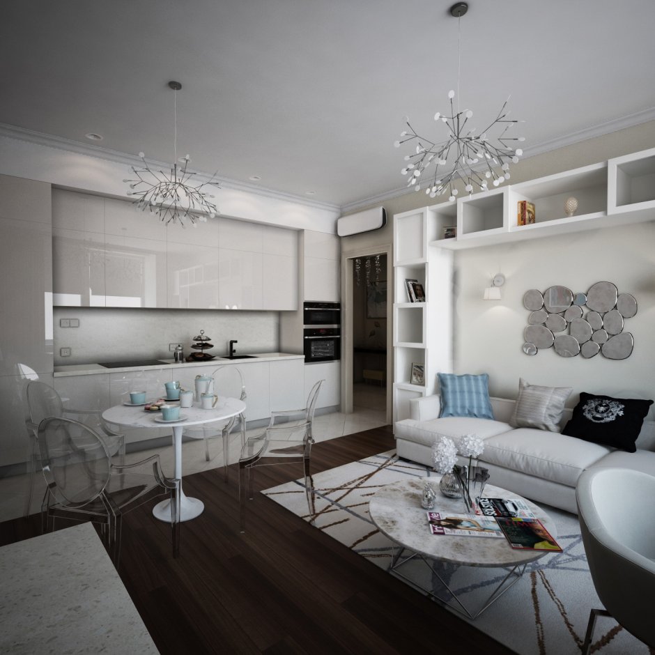 Интерьер гостиной 28 кв м