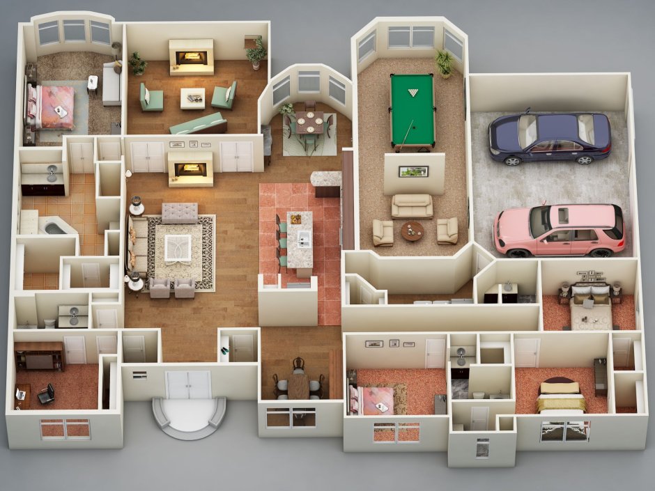 Floorplan 3d участок