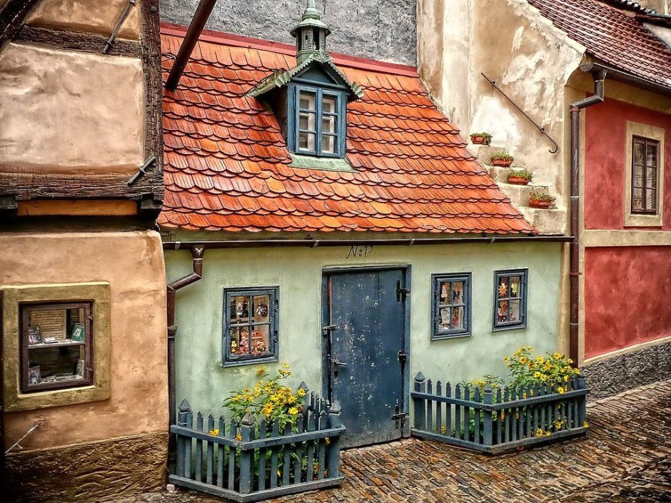 Прага домики