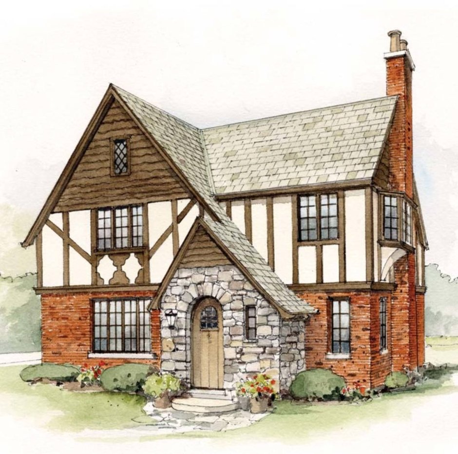 Английский особняк Тюдор планировка