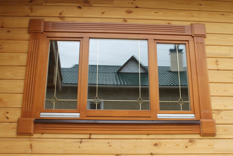 Пластиковые окна для деревянного дома (66 фото)