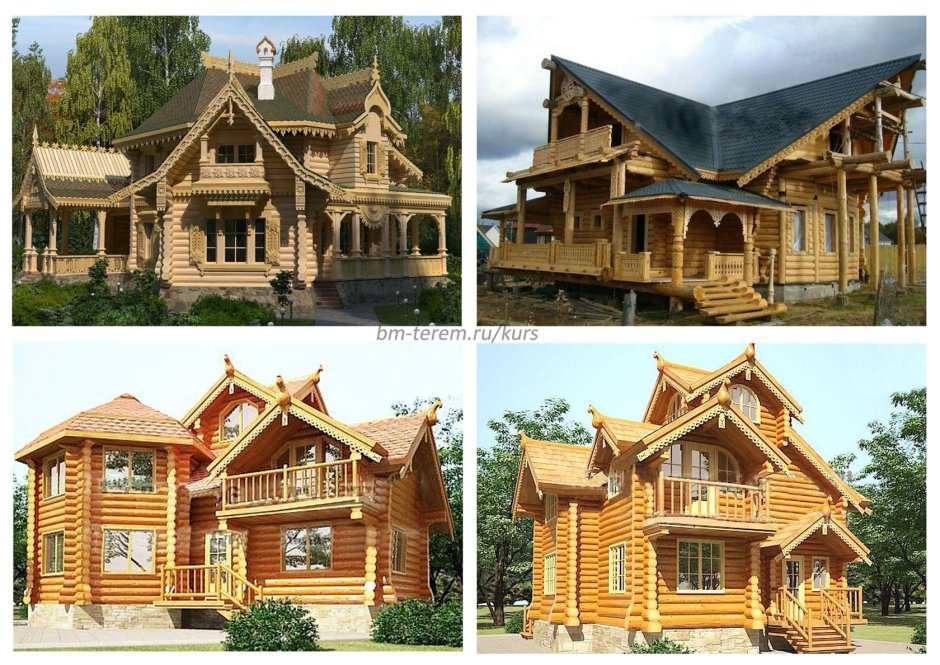Проекты деревянных домов в русском стиле