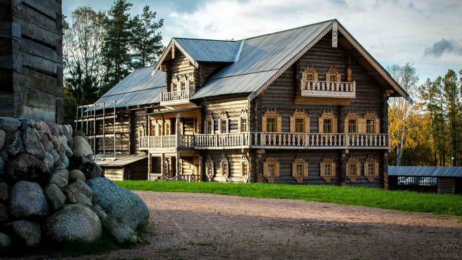 Усадьба особняк в русском стиле