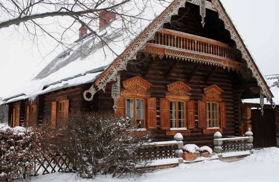 Традиционный русский дом изба