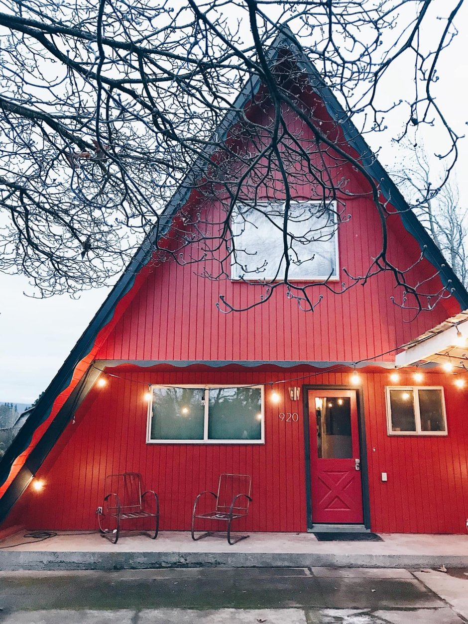 Скандинавские красные домики