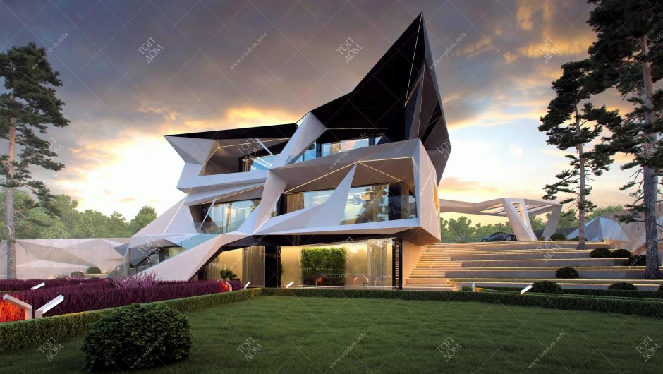 Дом в стиле футуризм Швейцария