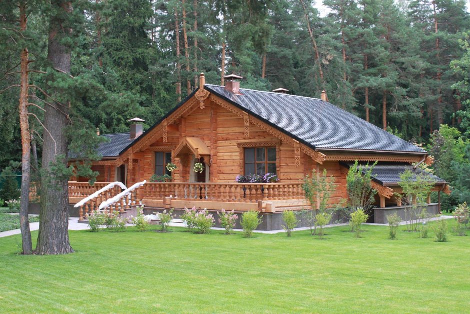 Срубы из лафета по норвежской технологии