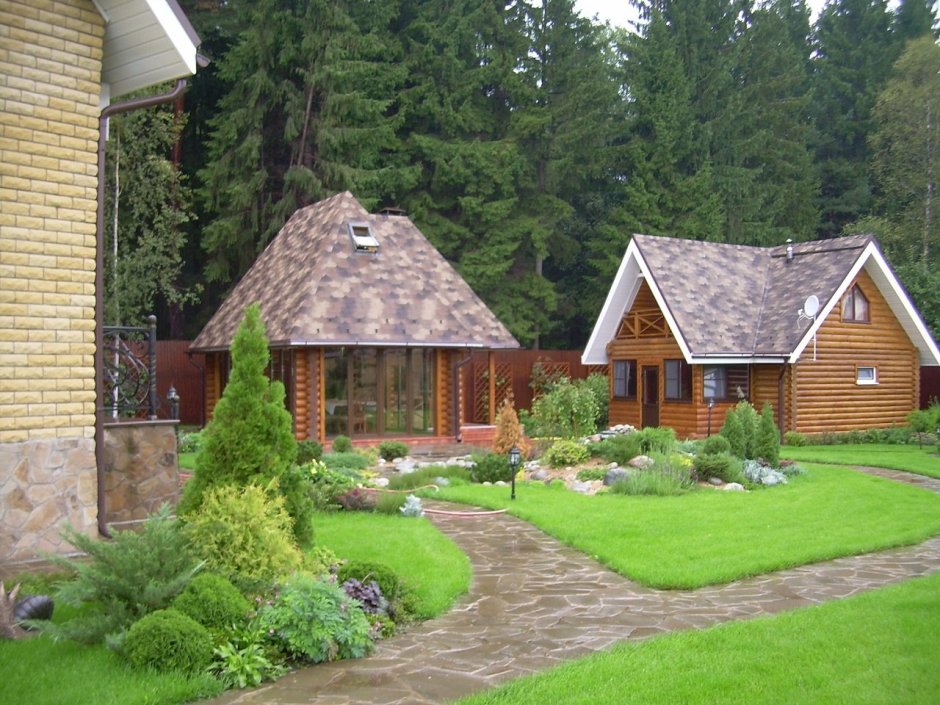 Дизайн участка загородного дома