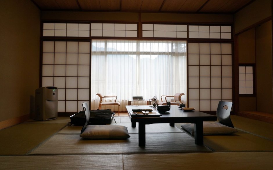 Комната в стиле японского минимализма