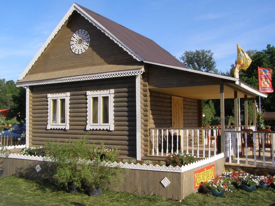 Деревенские деревянные дома
