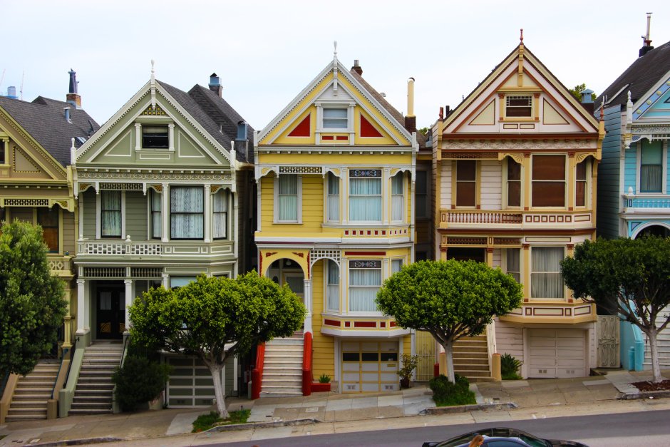 Американские домики Сан Франциско