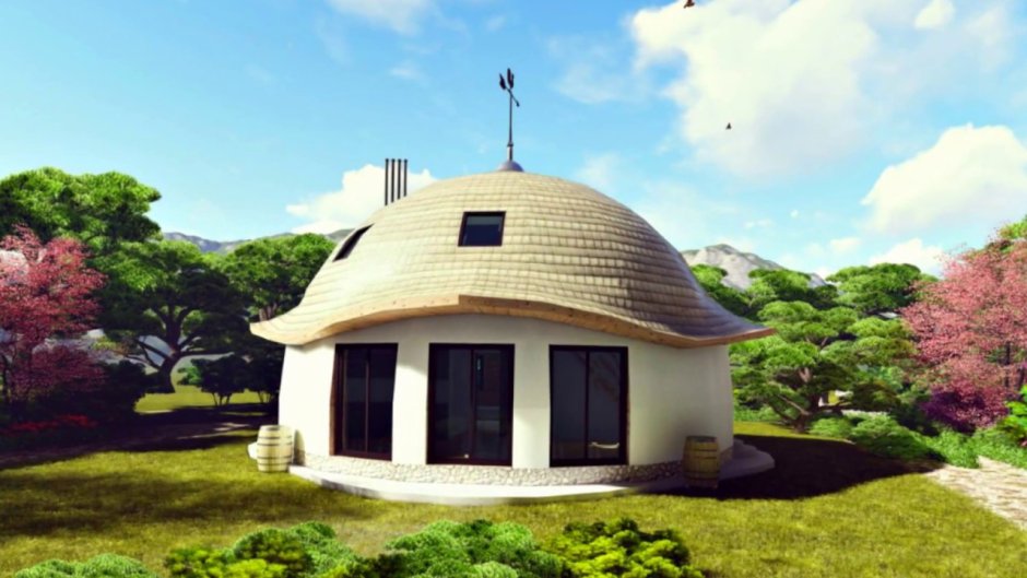 Стратодезический купольный дом