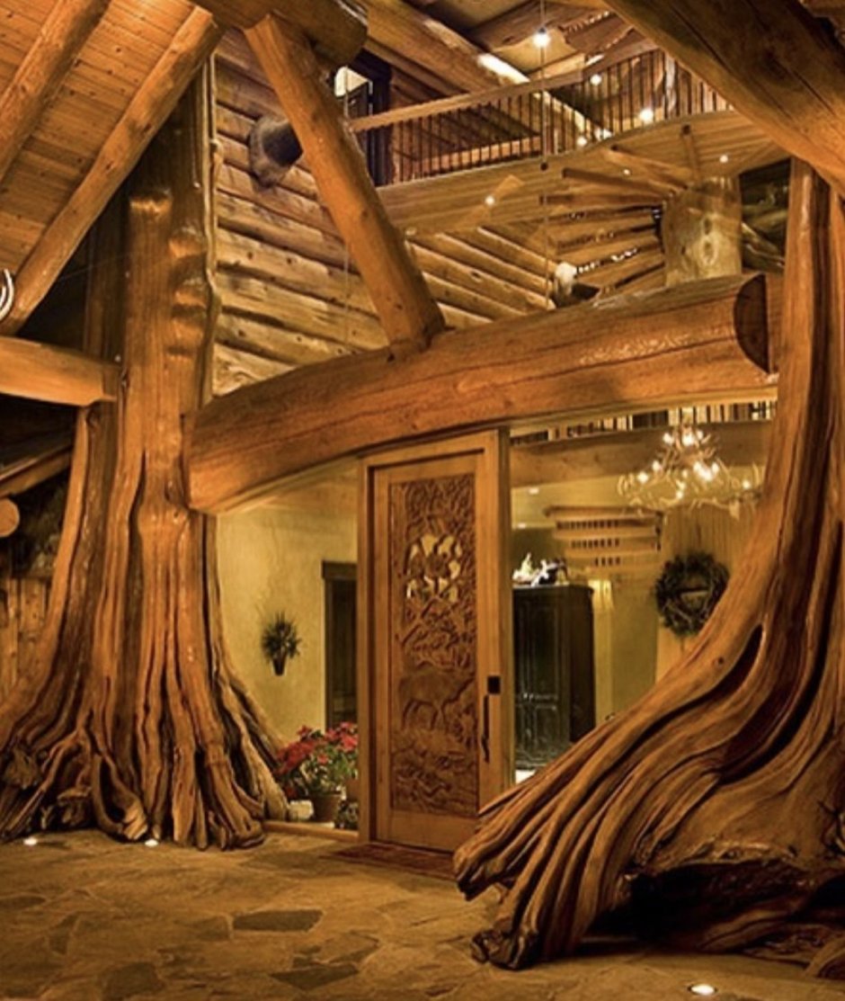 Дом из дерева Секвойя