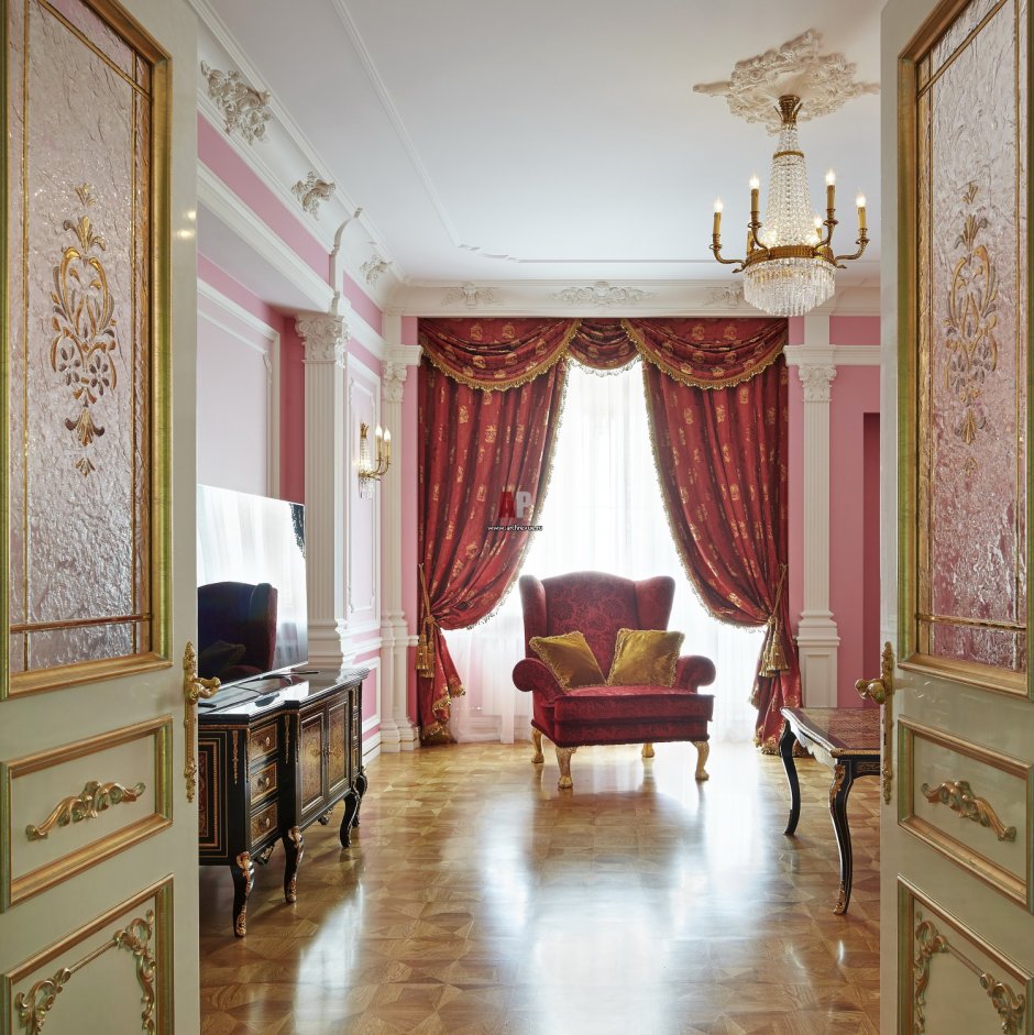 Интерьер квартиры в стиле русского классицизма