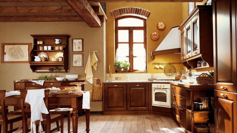 Кухня в старинном стиле