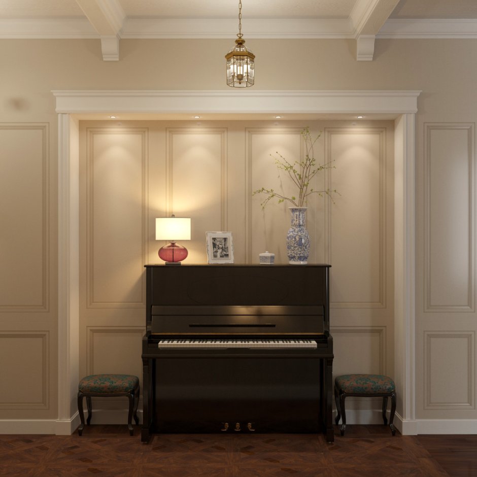 Пианино в гостиной