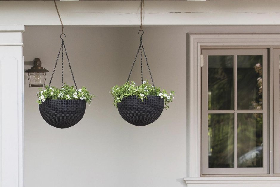 Кашпо Keter Hanging Sphere Planter 35x35x22 8.6 л подвесное коричневый